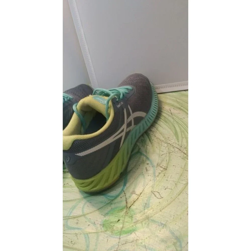Oasis Fuze X Lyte Women's Running Shoes - Gray/Teal/Yellow - Size 8